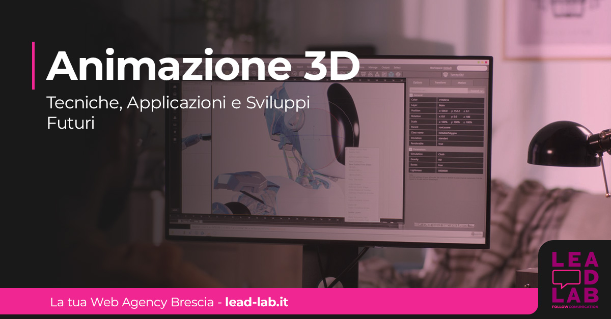 Animazione 3D: Tecniche, Applicazioni e Sviluppi Futuri