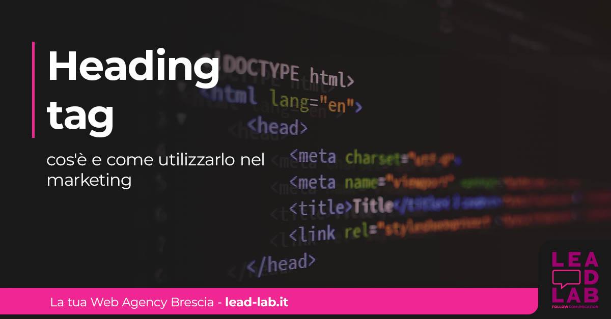 Heading tag: cosa sono e come utilizzarli